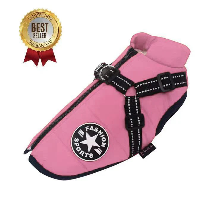 Doggo & Co™ - Waterproof Winter Jacket with Built-in Harness